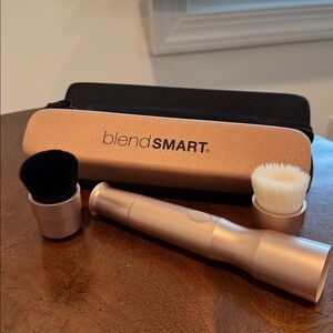 Rose Gold Rotating Makeup Brush Set